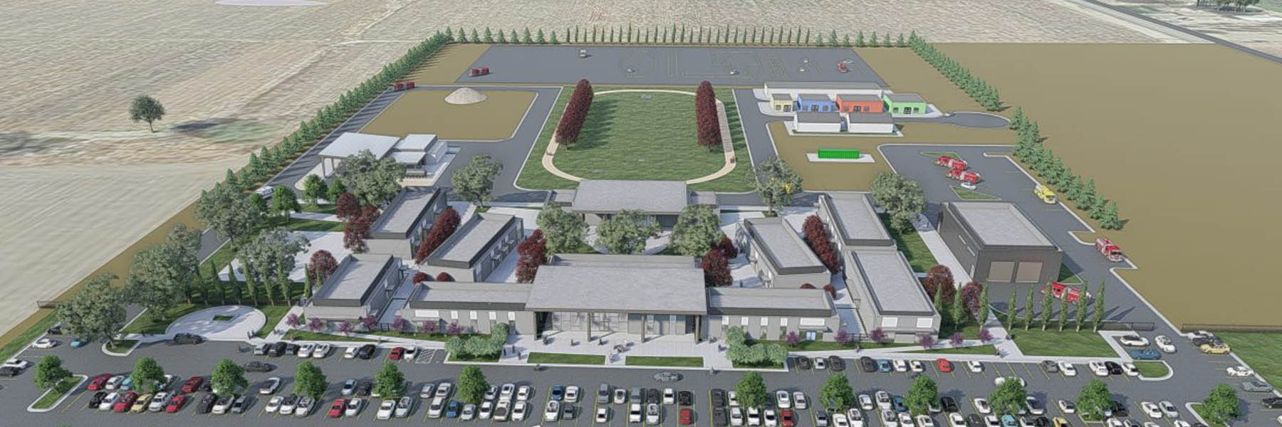Rendering of the First Responders Campus