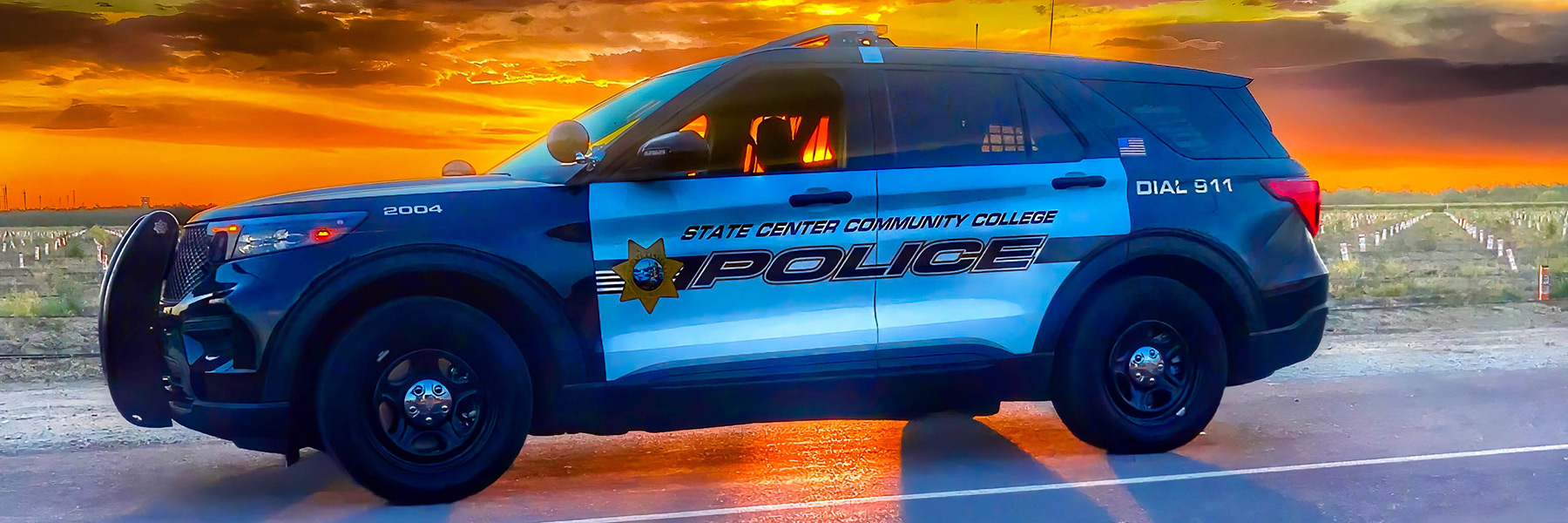 SCCCD police SUV