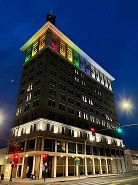 Fulton Office with rainbow light
