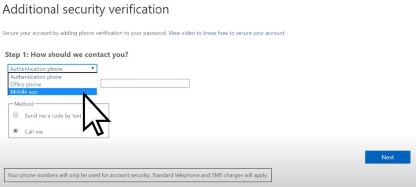 Additional Security Verification Window