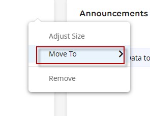 "Move To" button