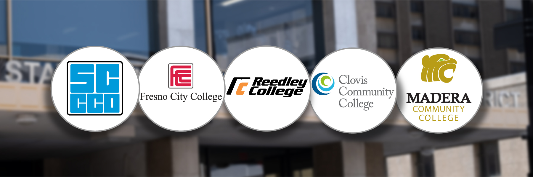 circular state center community college logos