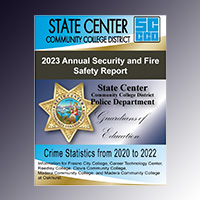 screenshot of front cover of 2023 annual security and fire safety report