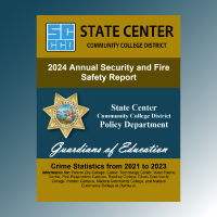 screenshot of front cover of 2023 annual security and fire safety report