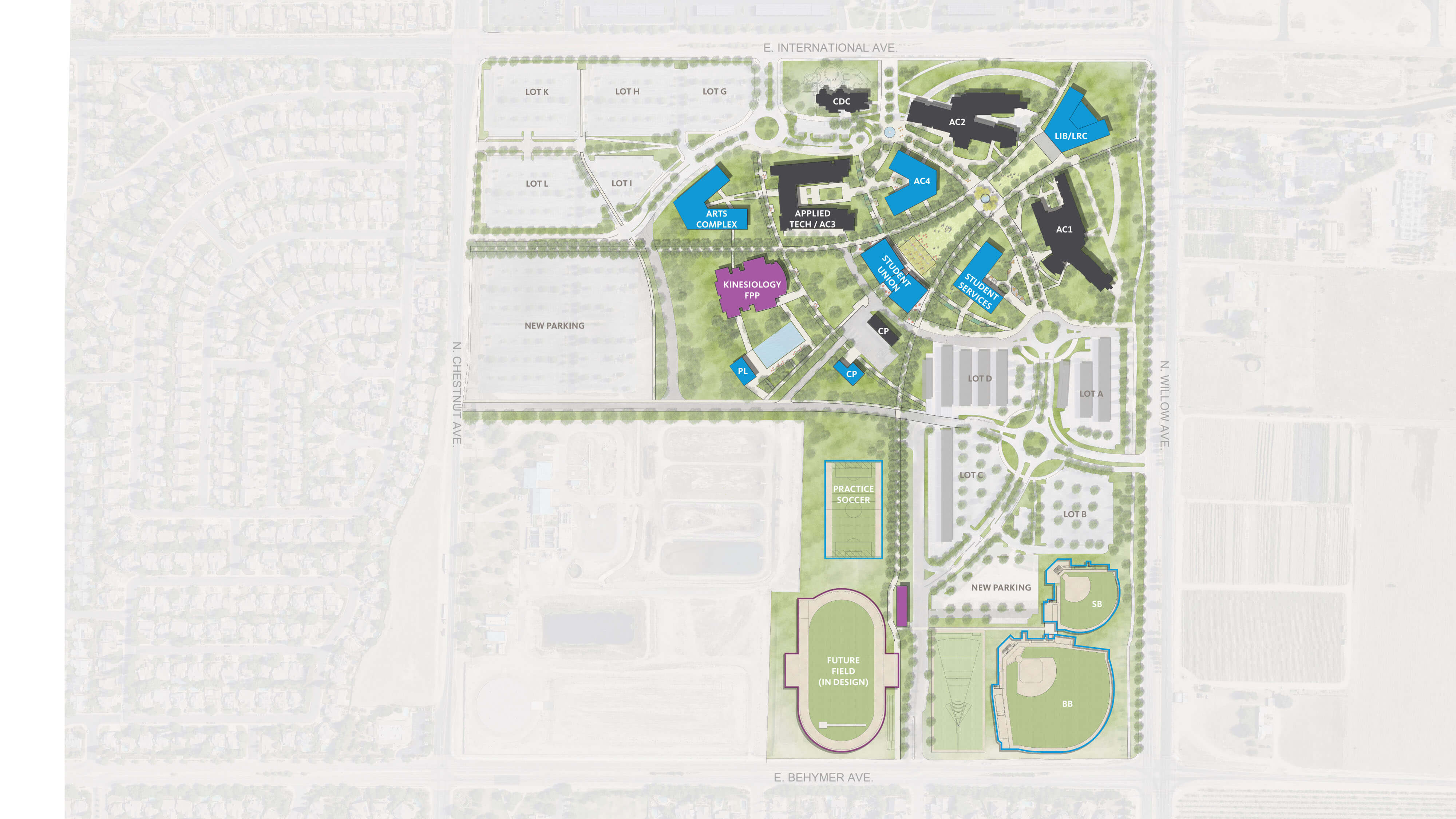 CCC Vision 2035 Campus Map
